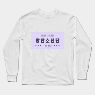 ARMY ticket Long Sleeve T-Shirt